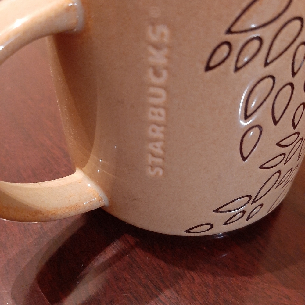 2 Starbucks Coffee Mugs 2013 Autumn Leaves 2007 Starbucks Logo Mug - Picture 8 of 10